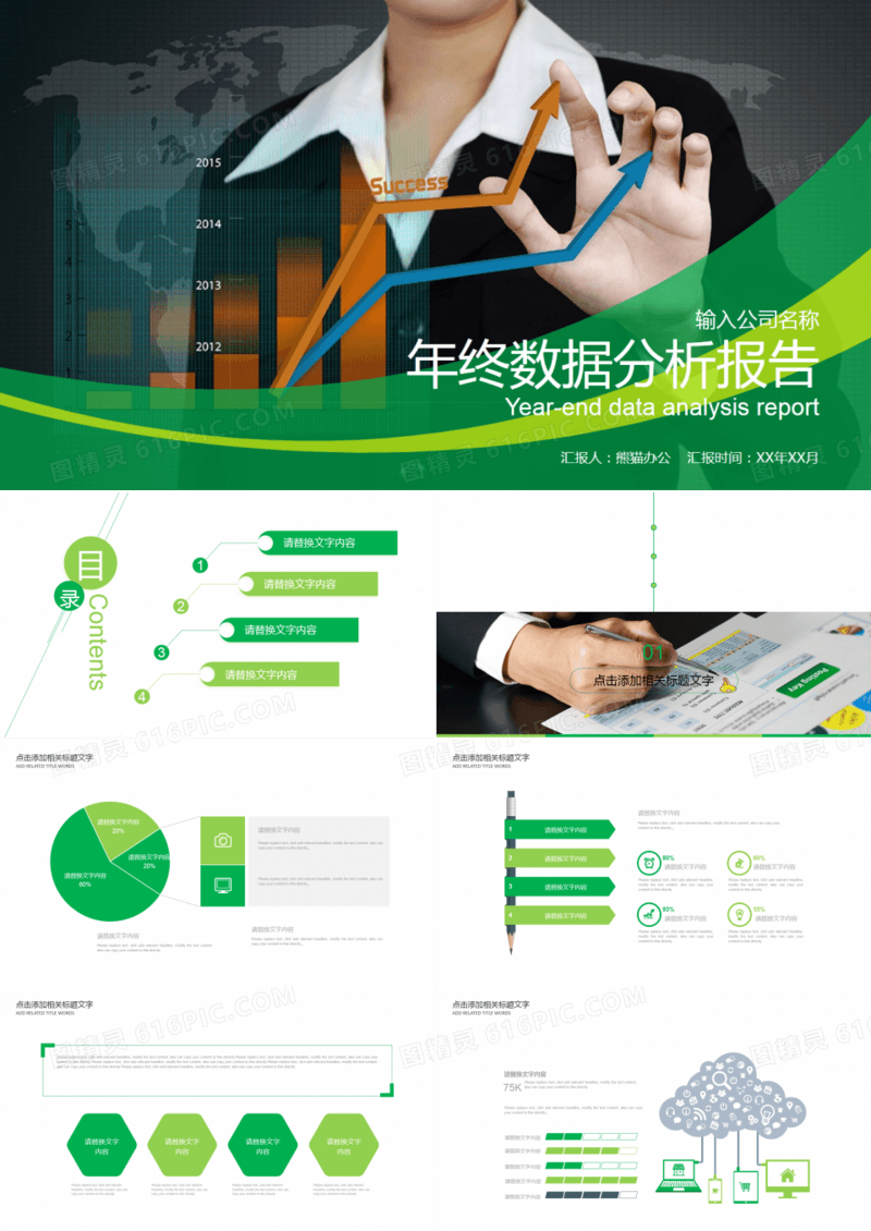 年终数据分析报告PPT