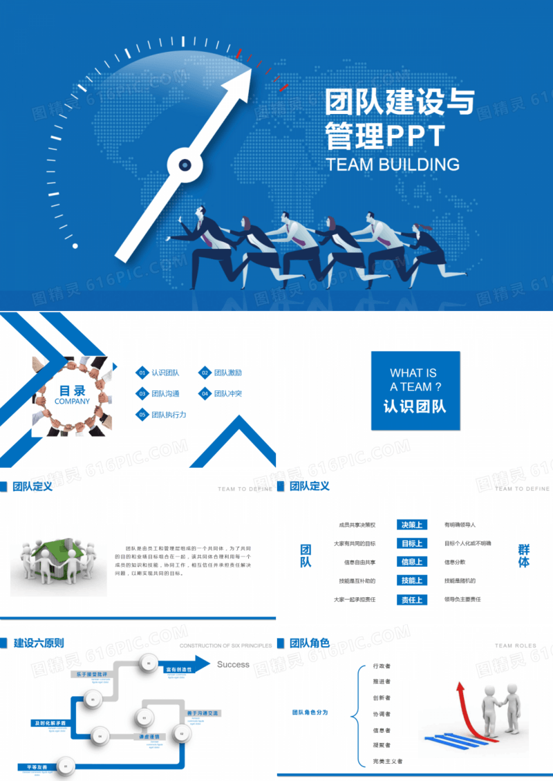 团队建设与管理PPT模板