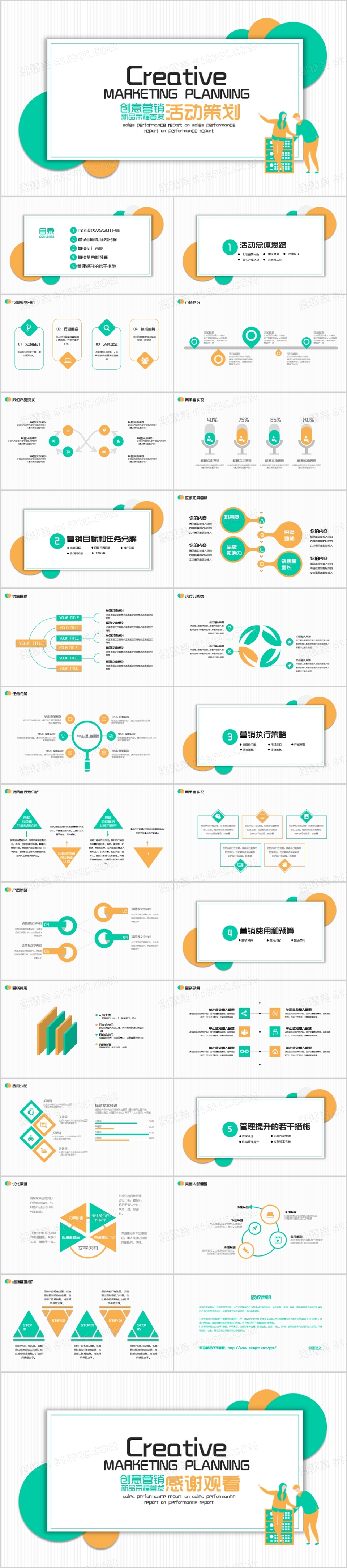 创意营销活动策划PPT模板