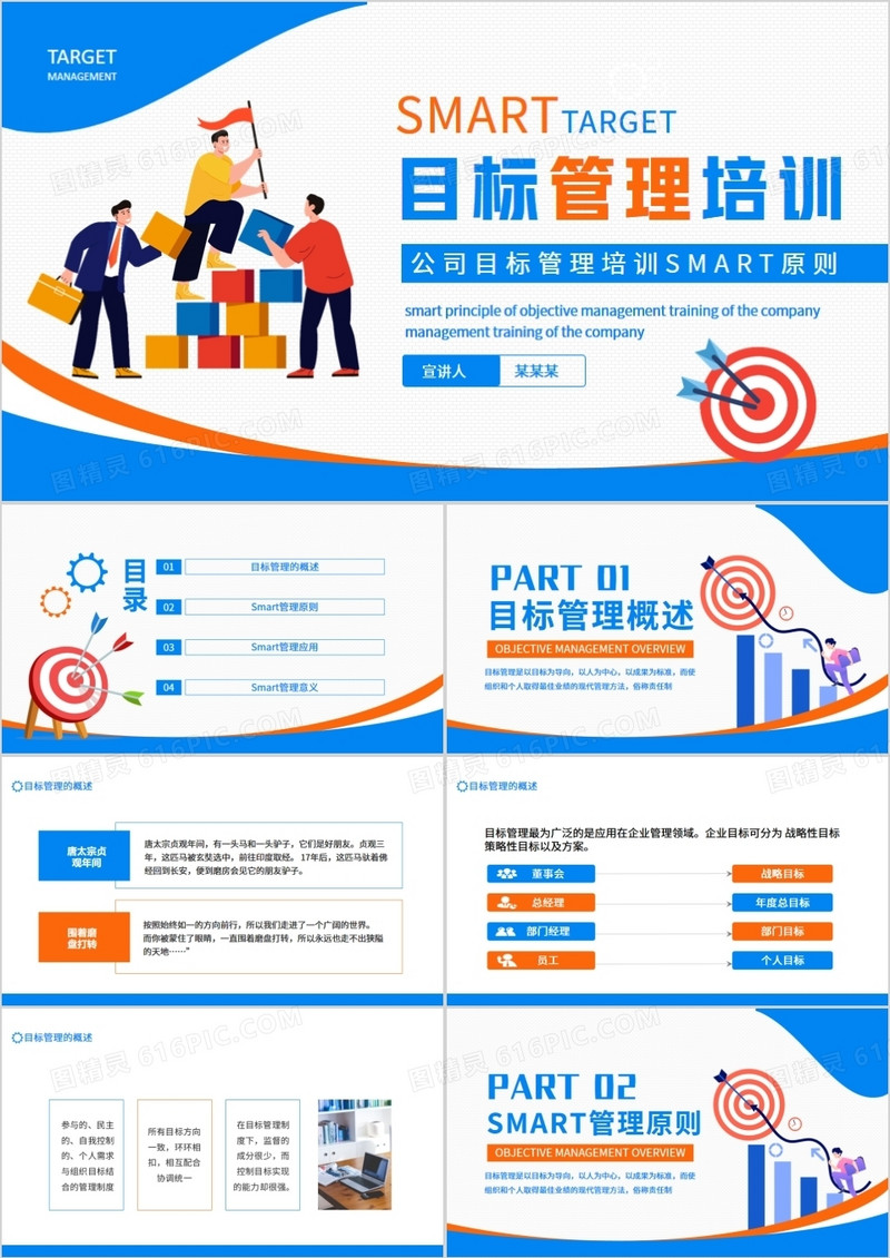 公司目标管理培训SMART原则动态PPT