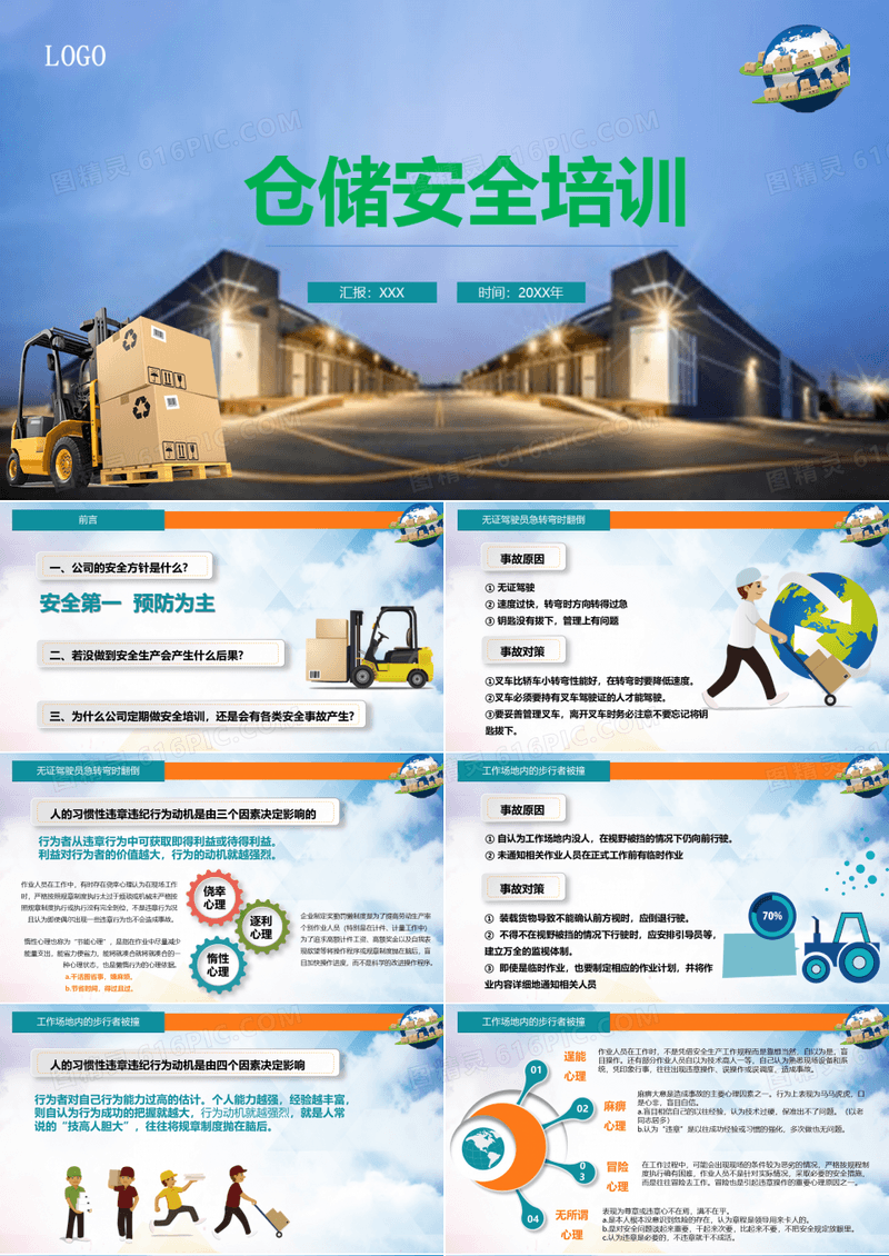 仓库作业安全培训企业员工培训入职培训授课课件ppt