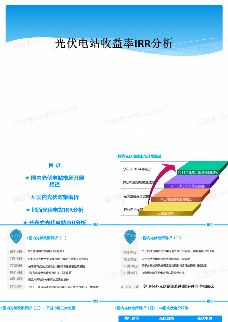 光伏电站收益率IRR分析