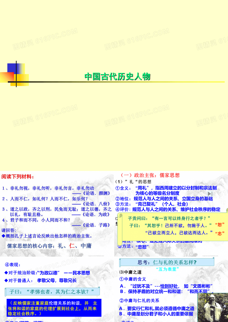 中国古代历史人物