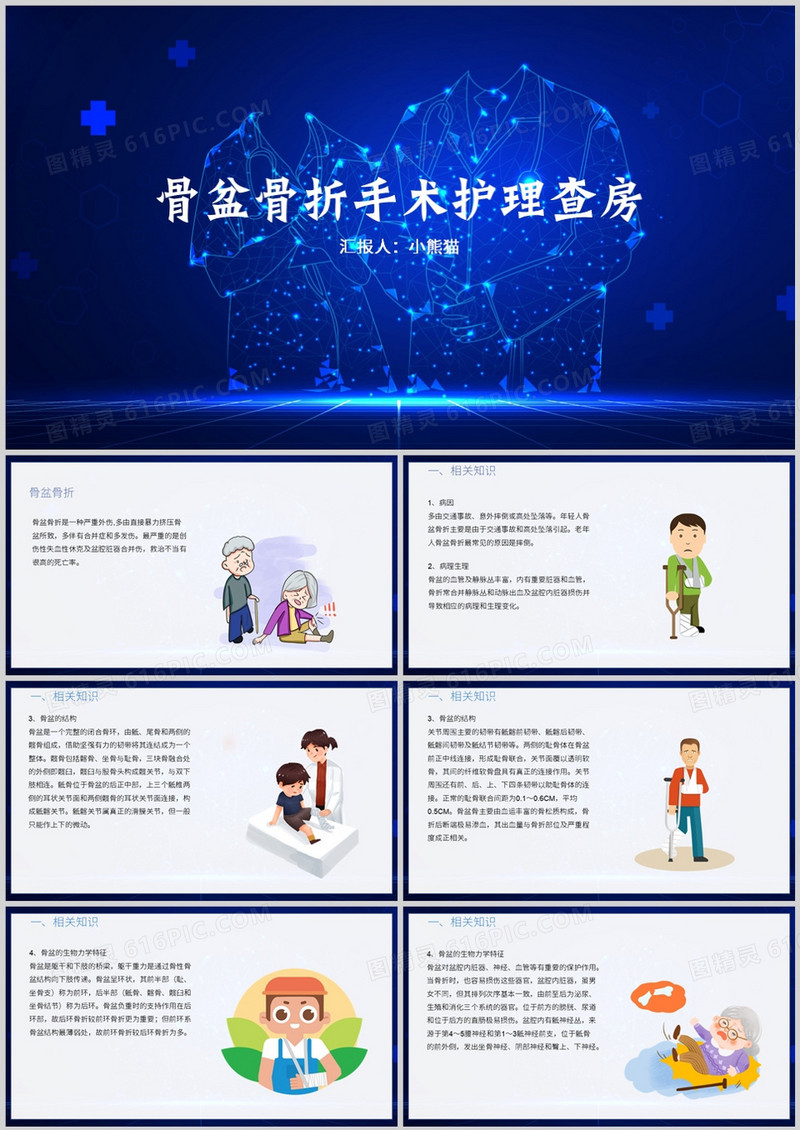 多发骨盘骨折护理查房PPT模板
