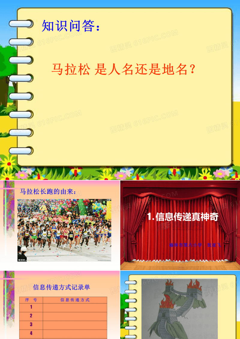 小学五年级信息技术PPT《信息传递真神奇》课件