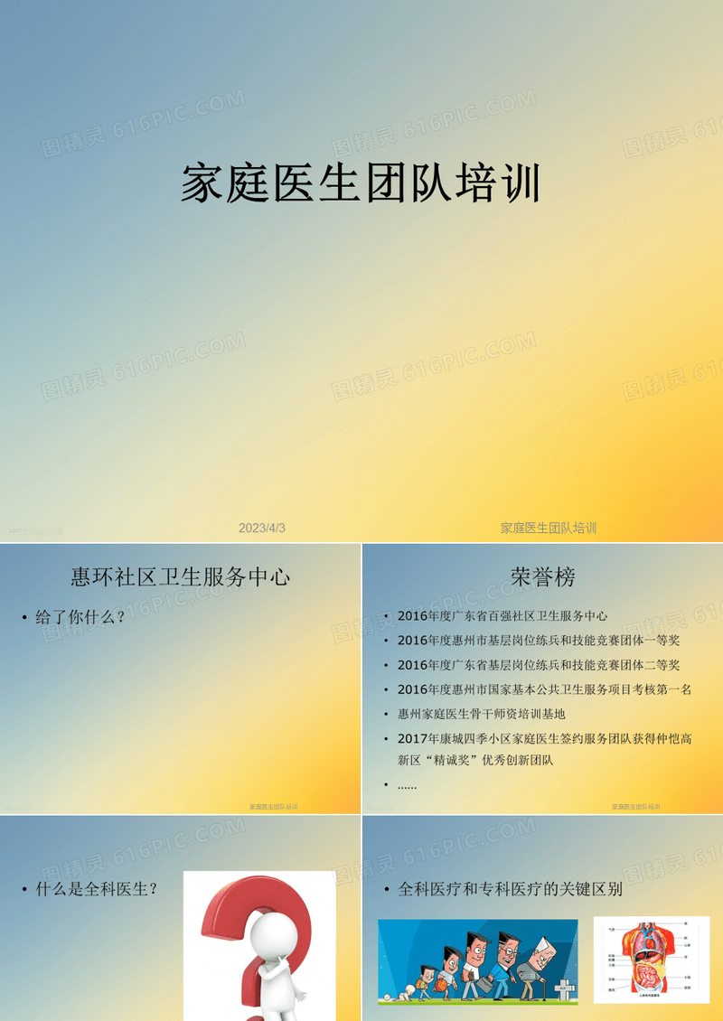 家庭医生团队培训