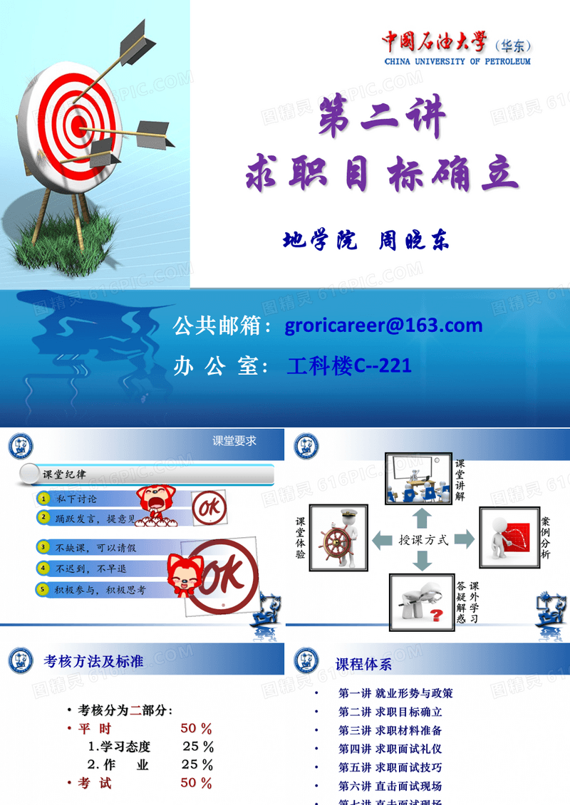 中国石油大学(华东)大学生就业指导课考试课件资料