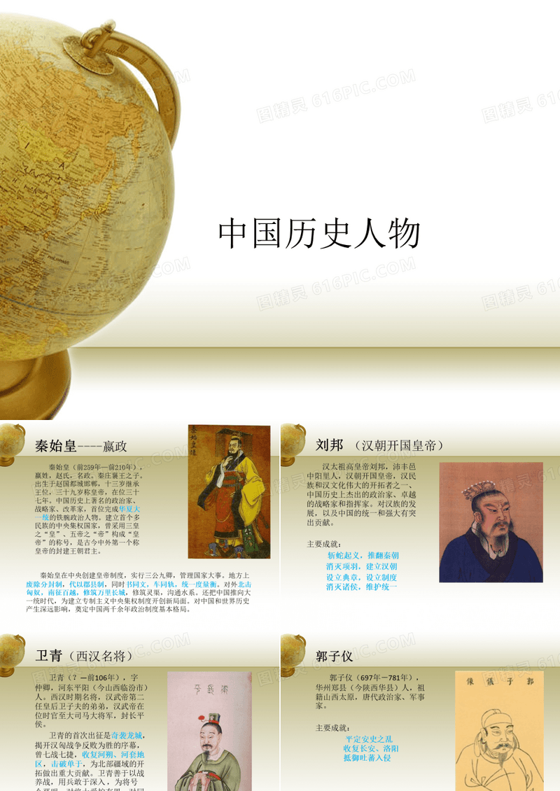 中国历史人物