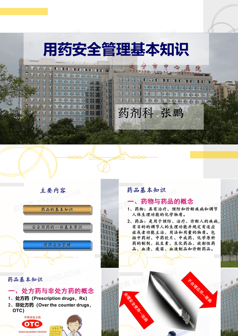 用药安全管理基本知识