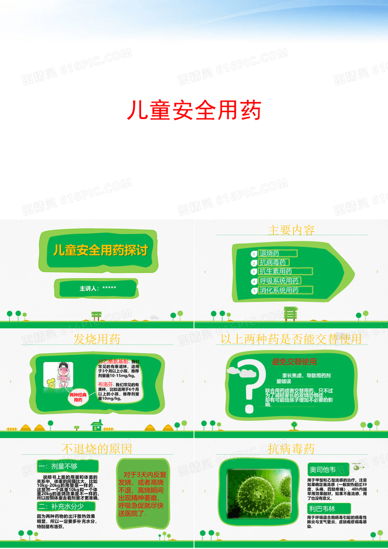 儿童安全用药 ppt课件