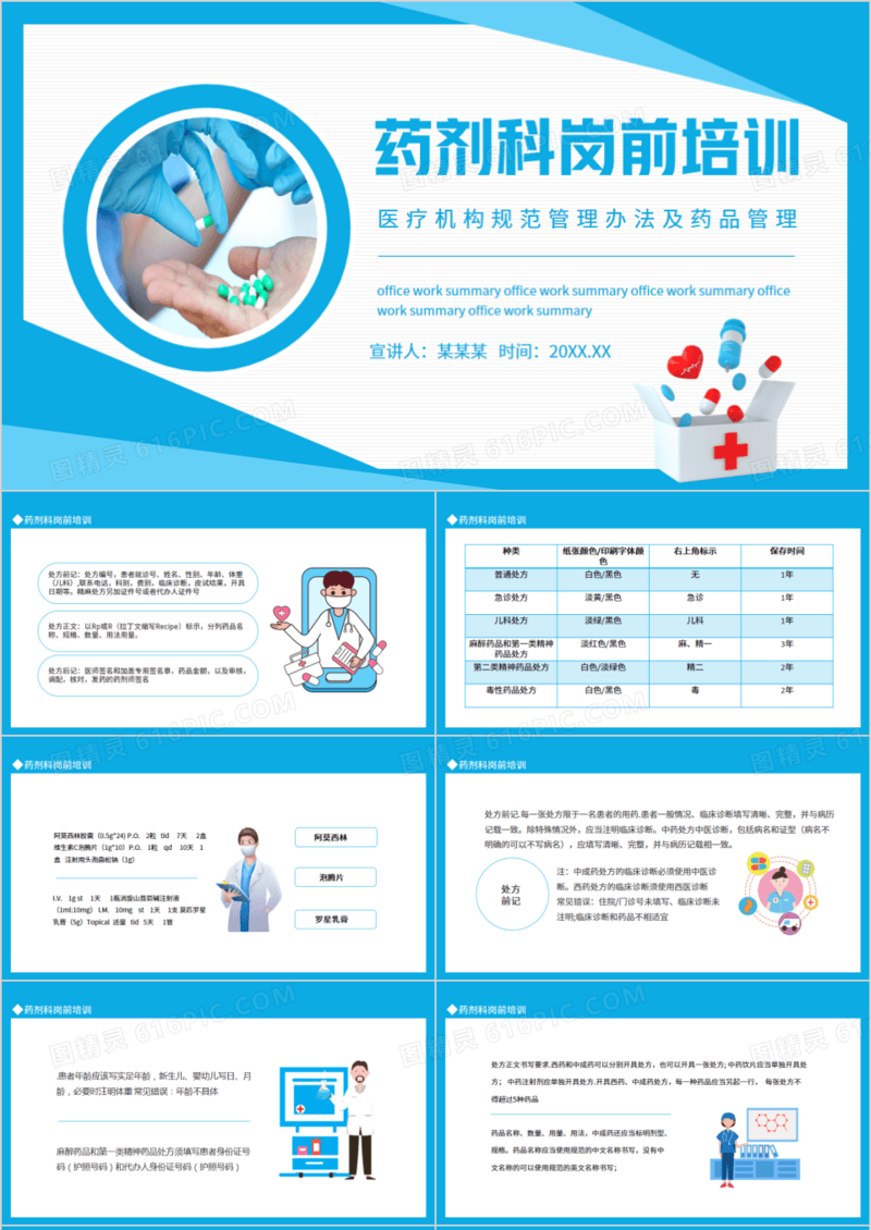 药剂科岗前培训医疗机构规范管理办法及药品管理动态PPT