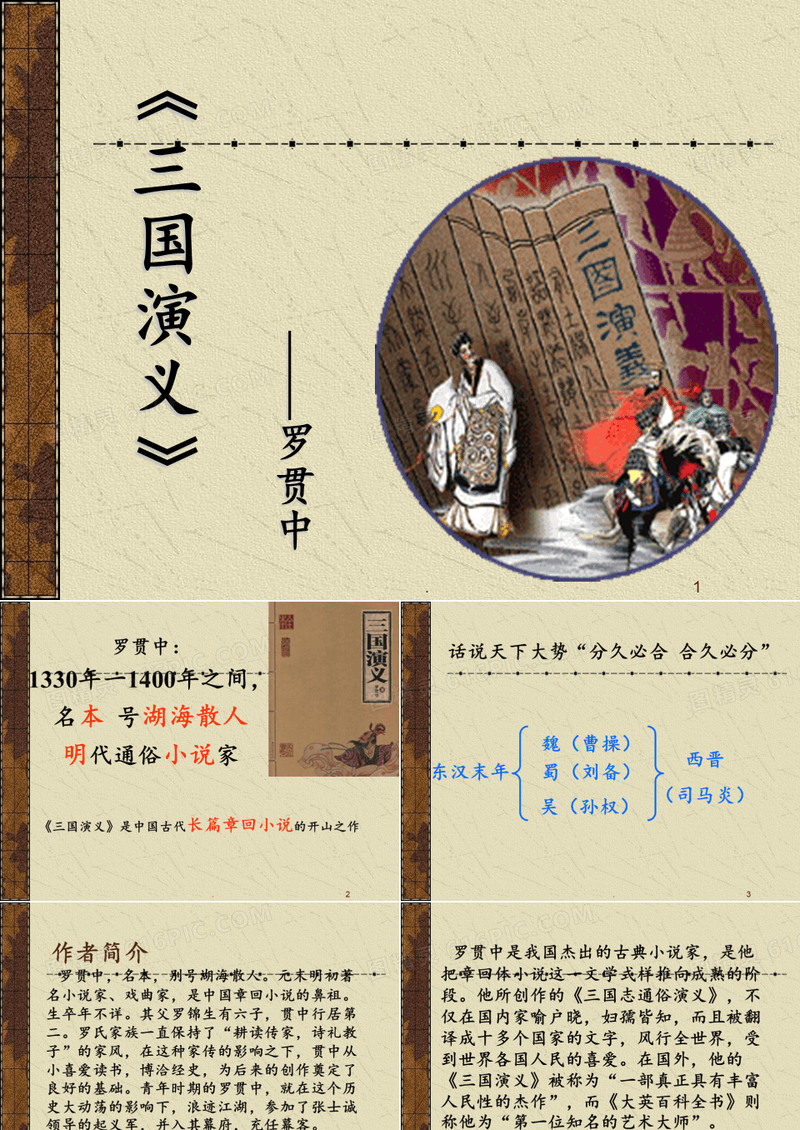 三国演义幻灯PPT课件