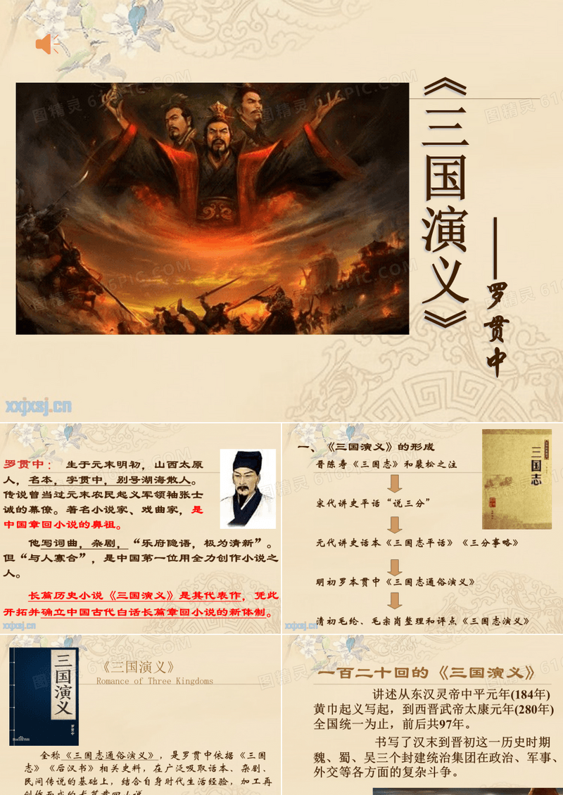 名著导读三国演义课件