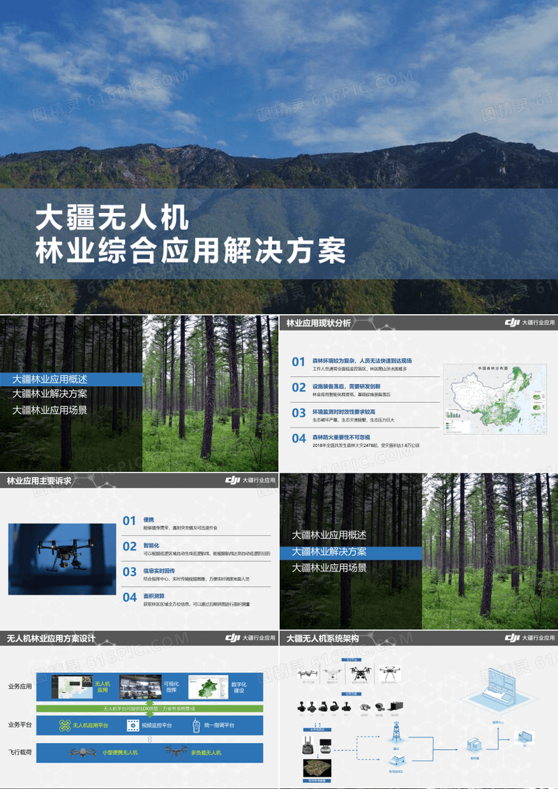 大疆无人机林业综合应用解决方案