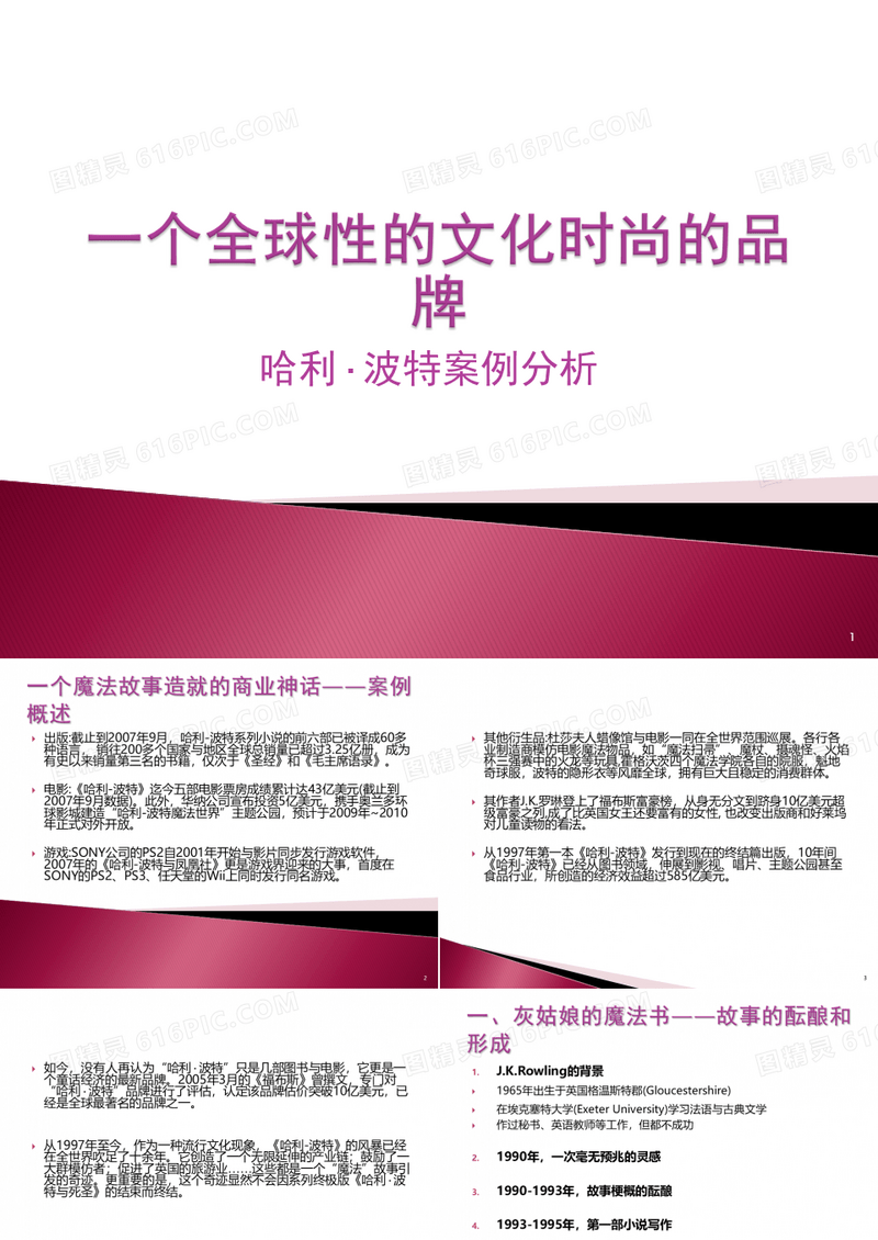 哈利波特案例分析