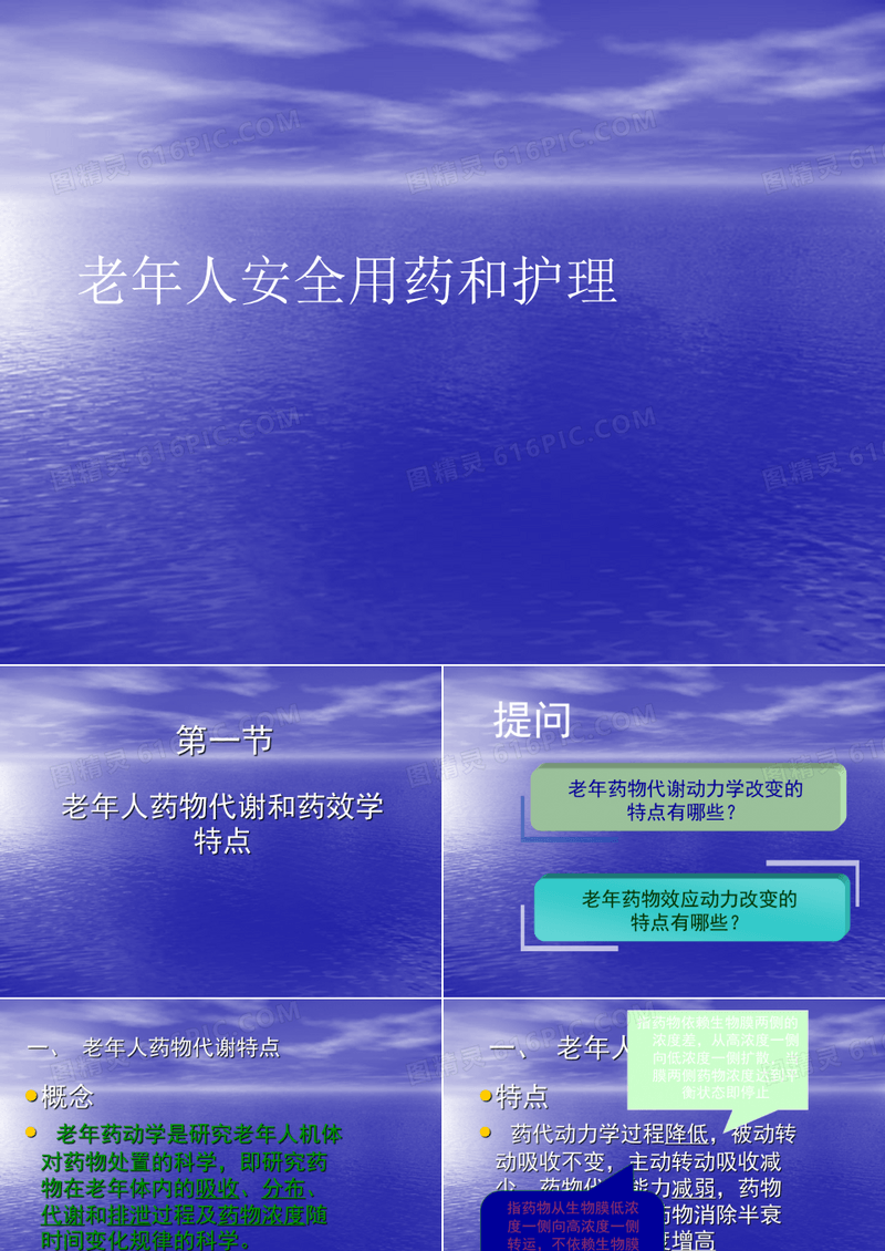 老年人安全用药和护理PPT讲稿