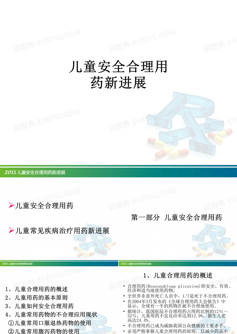 儿童安全合理用药新进展ppt课件