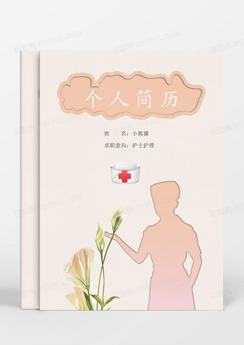 护士个人求职简历word模板