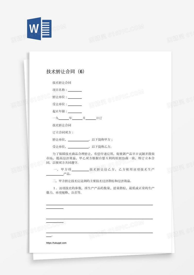 技术转让合同（6）