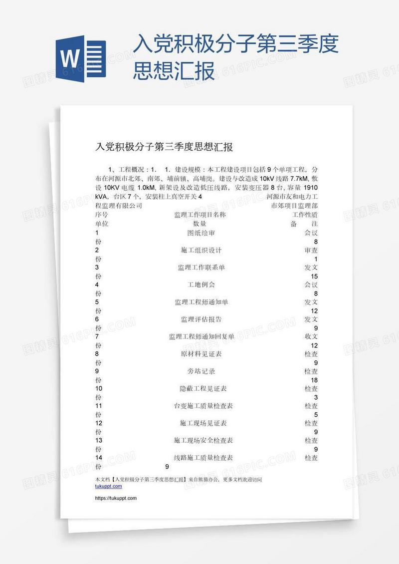 入党积极分子第三季度思想汇报