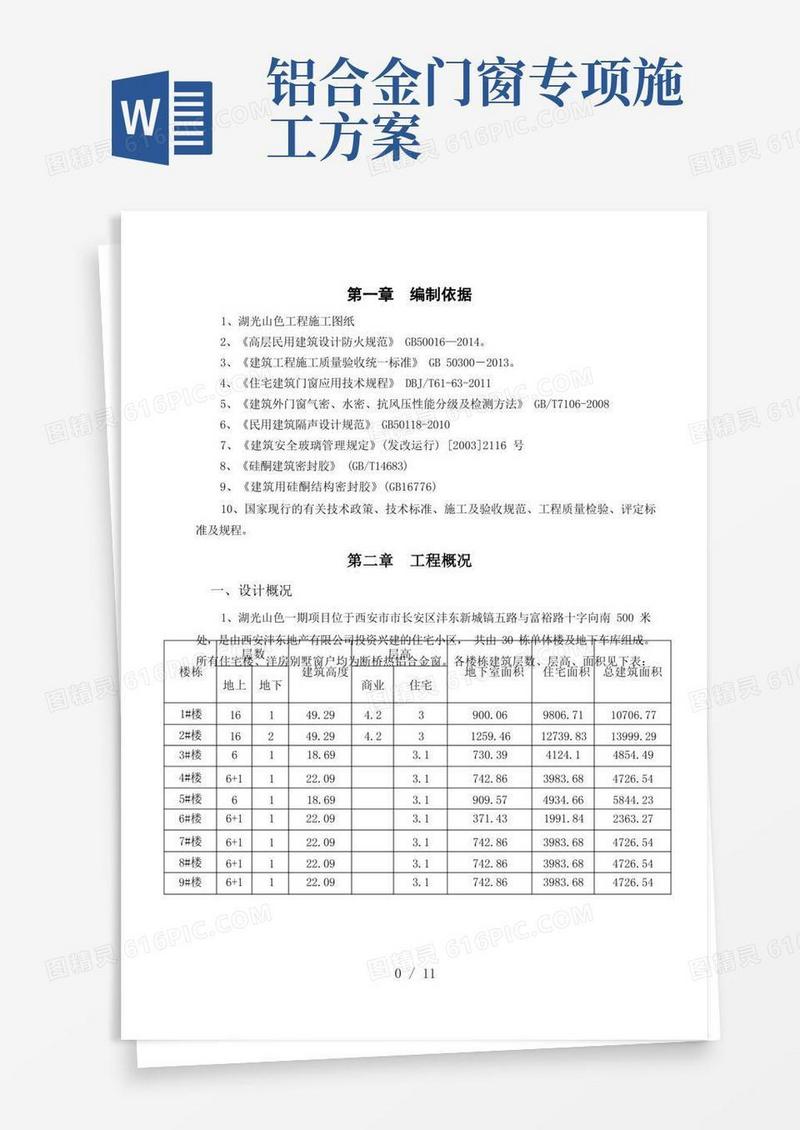 好用的铝合金门窗安装工程施工方案