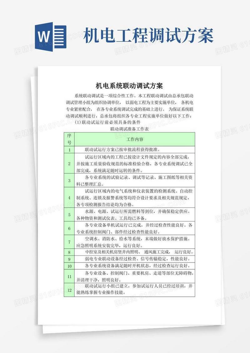 方便的机电系统联动调试方案