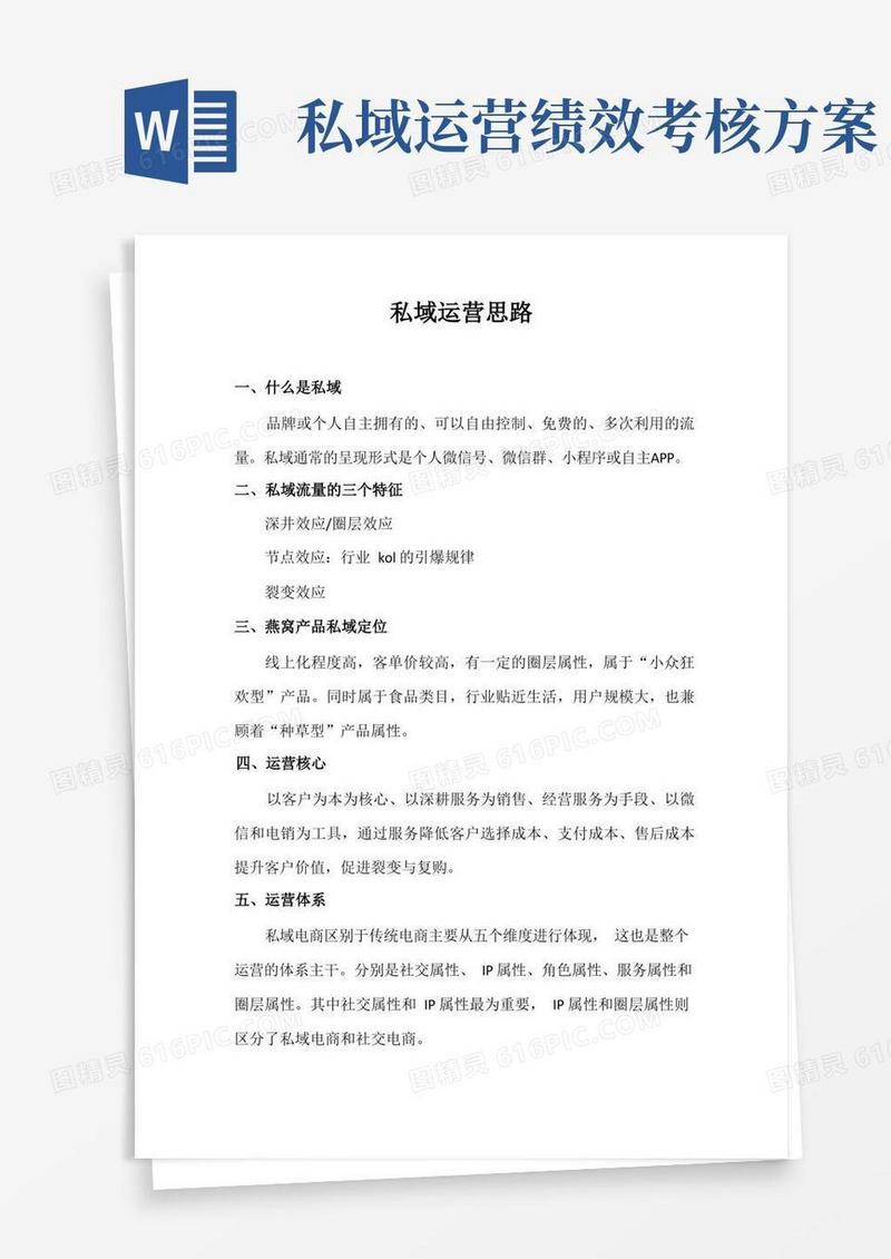 私域运营规划思路方案