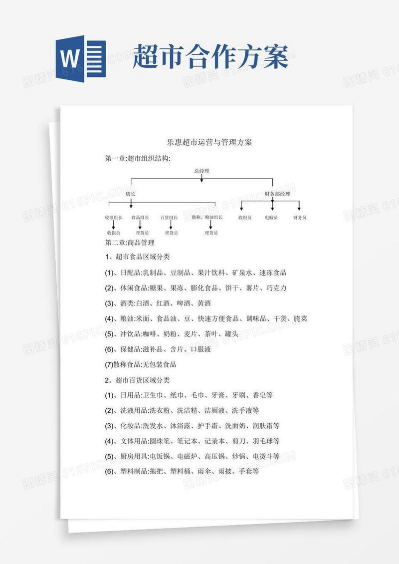 超市运营与管理方案