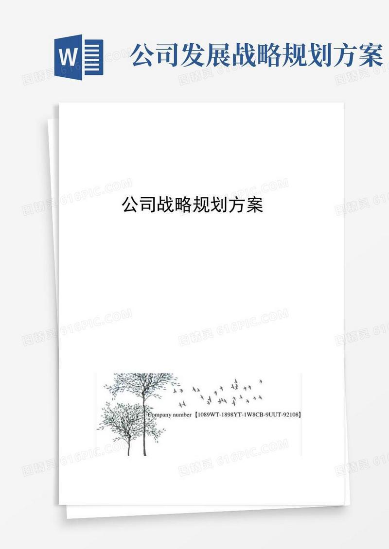 公司战略规划方案