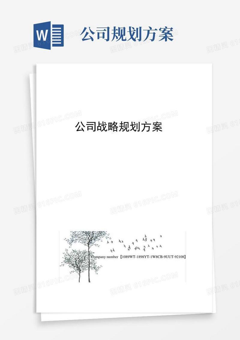 公司战略规划方案