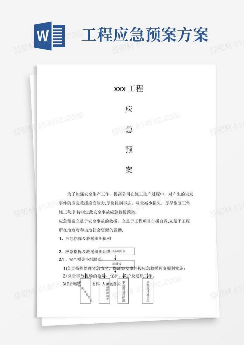 工程应急预案措施