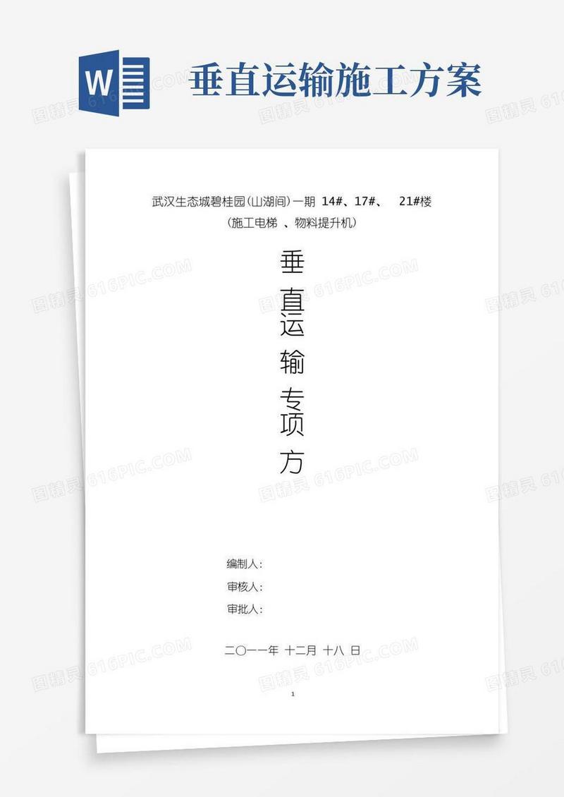 (完整版)垂直运输设备施工方案(好)