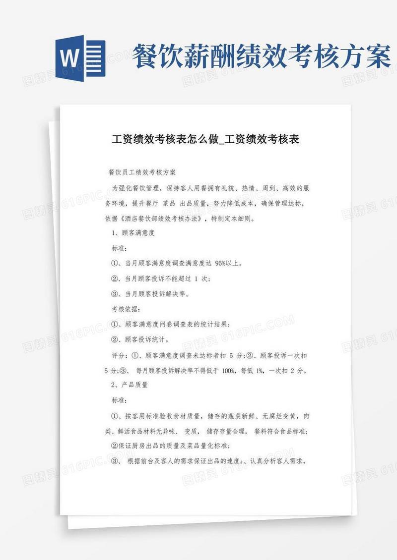 工资绩效考核表怎么做_工资绩效考核表