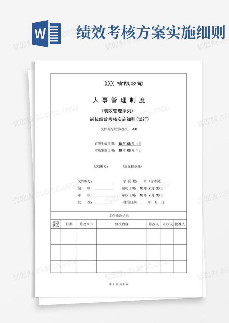 (完整版)绩效考核实施细则
