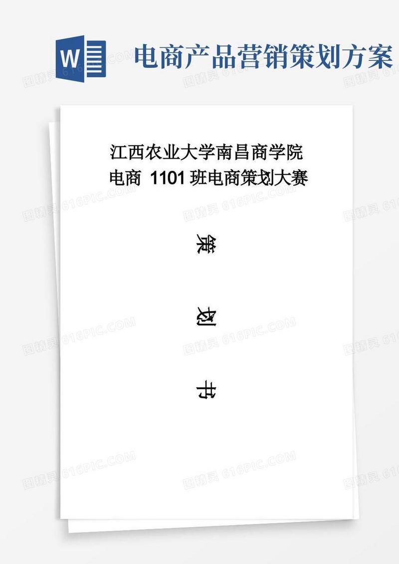 电商策划书