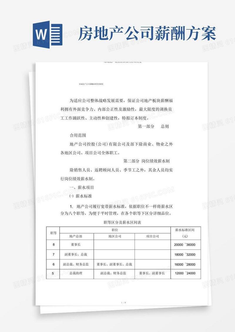 绿城地产集团薪酬福利管理制度