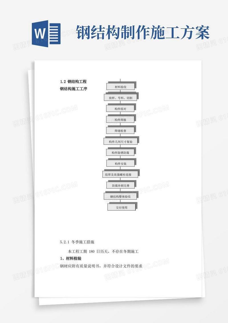 钢结构制作及安装工程标准施工方案