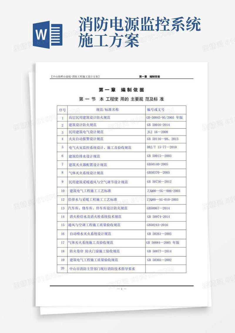 消防工程-施工设计方案
