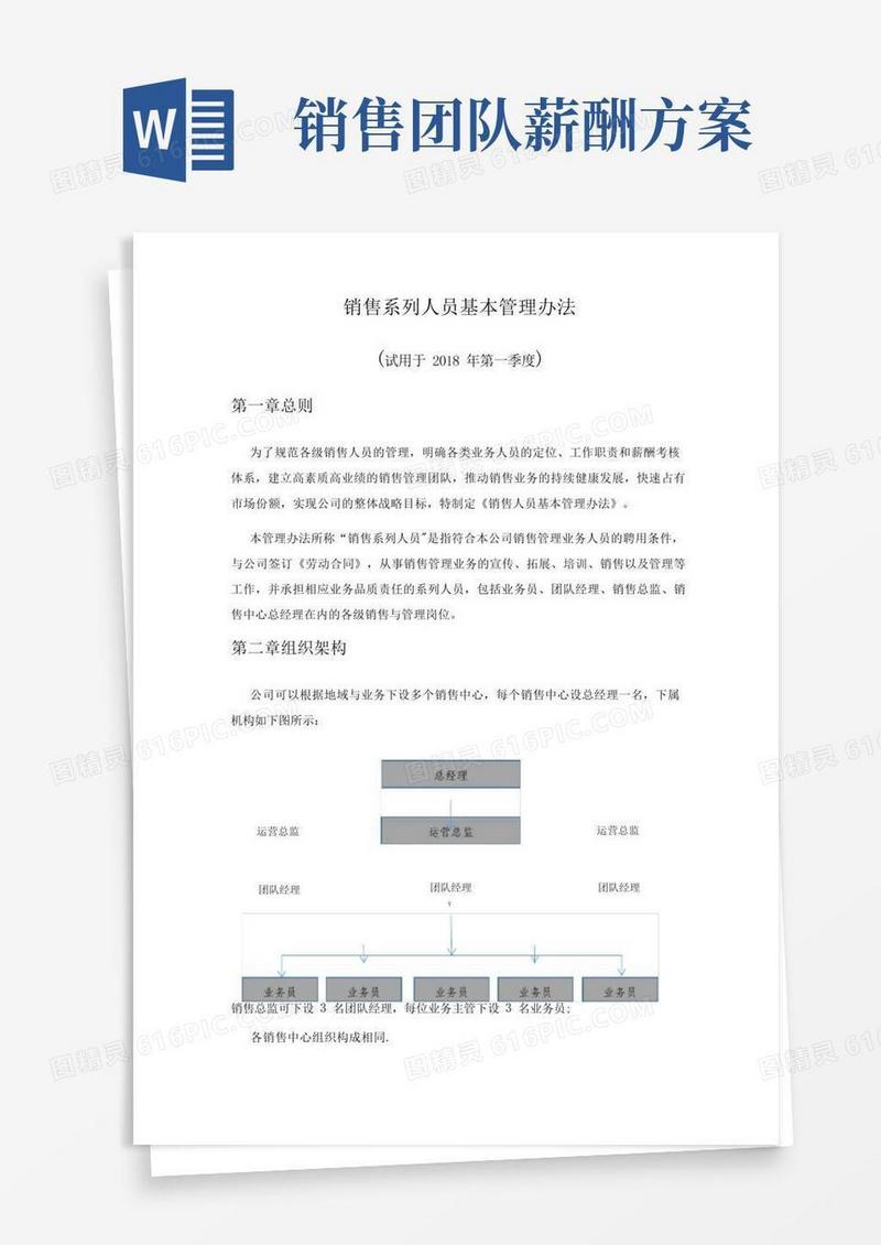 销售部薪酬制度