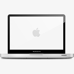 产品实物白色苹果笔记本电脑