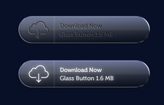 玻璃透明UI按钮