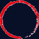 红色墨迹形状圆圈边框