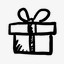 箱圣诞节礼物彩盒手拉的手绘目前快乐的图标免费–36手绘UI图标