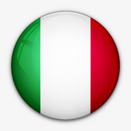 国旗意大利对世界标志图标
