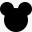 米奇鼠标Glyphs-entertainment-icons