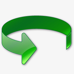 旋转明智的绿色箭头vista-arrow-icons