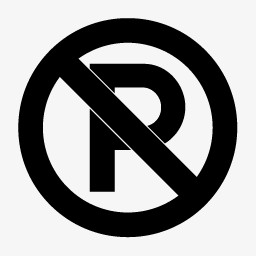 禁止停车标志图标