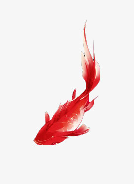 水墨红鱼