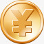 基地现金硬币货币美元面团杜凯特钱片一块钱形状赛诺日元演示专业工具栏图标