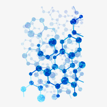 蓝色生物分子